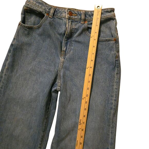 Pink Victoria's Secret Wide Leg Jeans Size 4 Hippie 70's Inspired Preppy - Picture 7 of 8